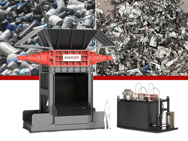 Revolucionando a Reciclagem de Metais: Máquina de Britar Sucata-Metal ENERPAT MSB-H2200