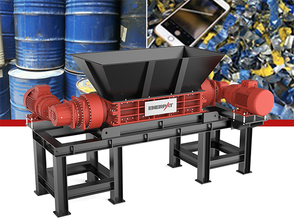 Trituradora de Barril de Metal ENERPAT MSB-E2200: Projetada para Reciclagem em Escala Industrial